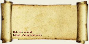 Isak Vojinović vizit kartica